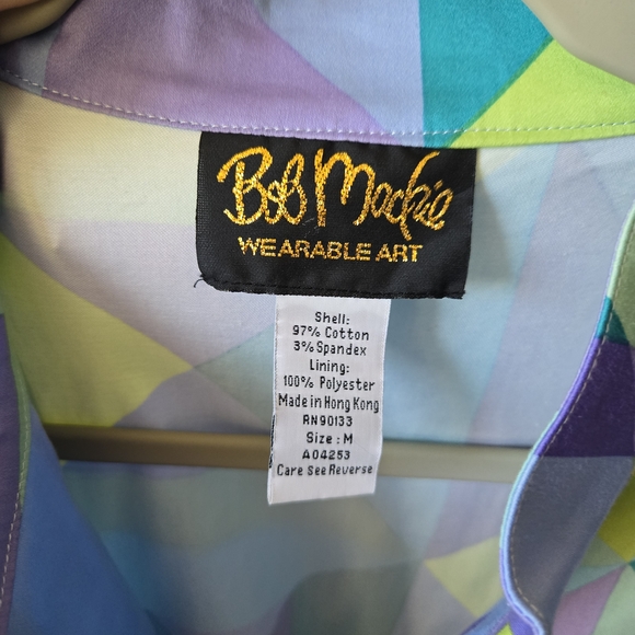 Geometric Mod Zip-Up sz med - Picture 8 of 9